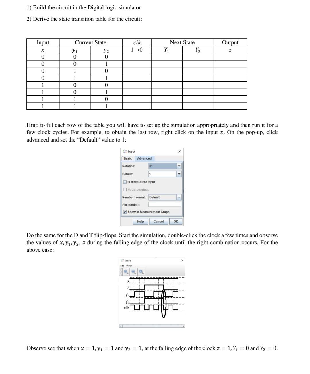 Solved For this lab, submit A SINGLE Digital (.dig