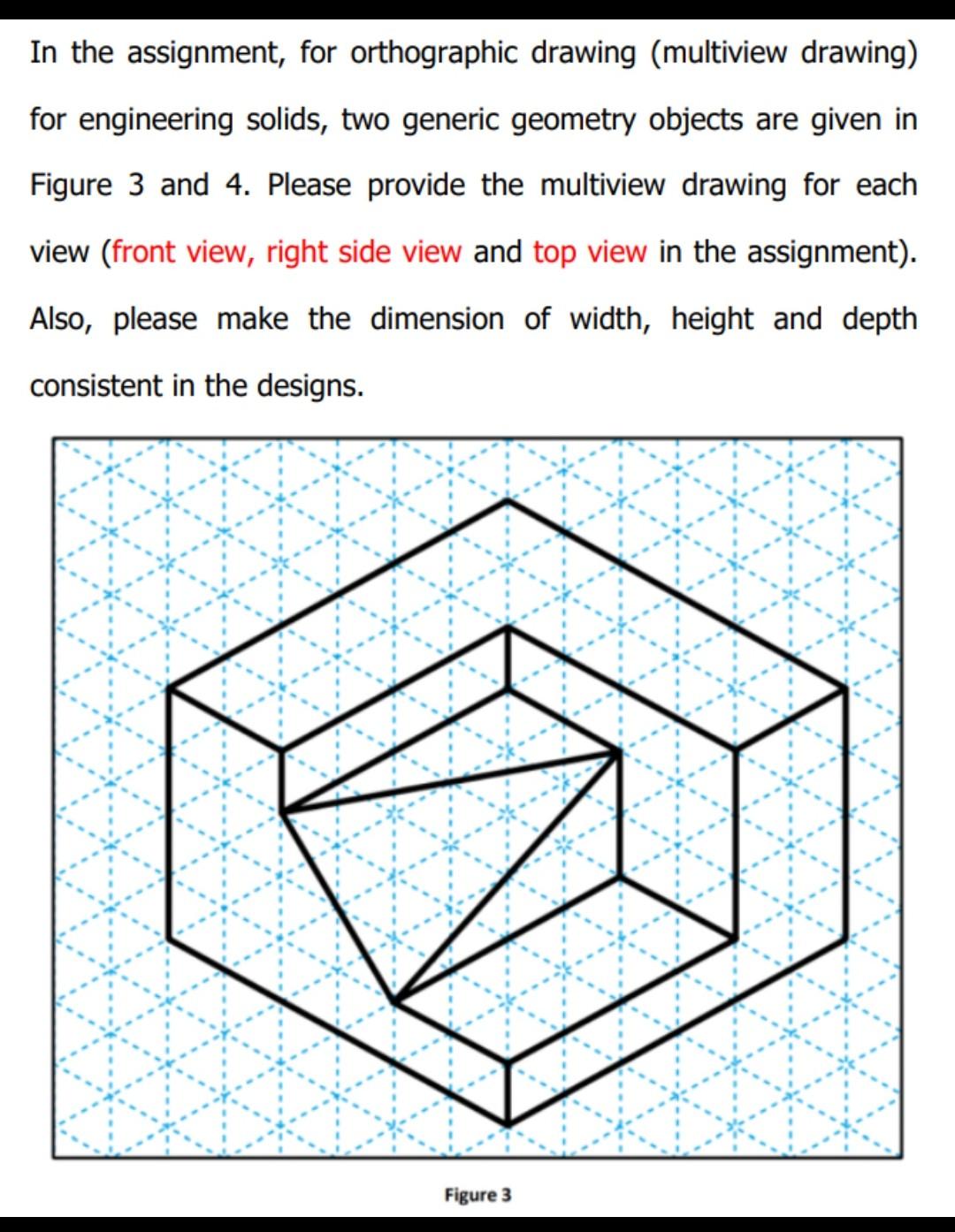 orthographic drawing geometry