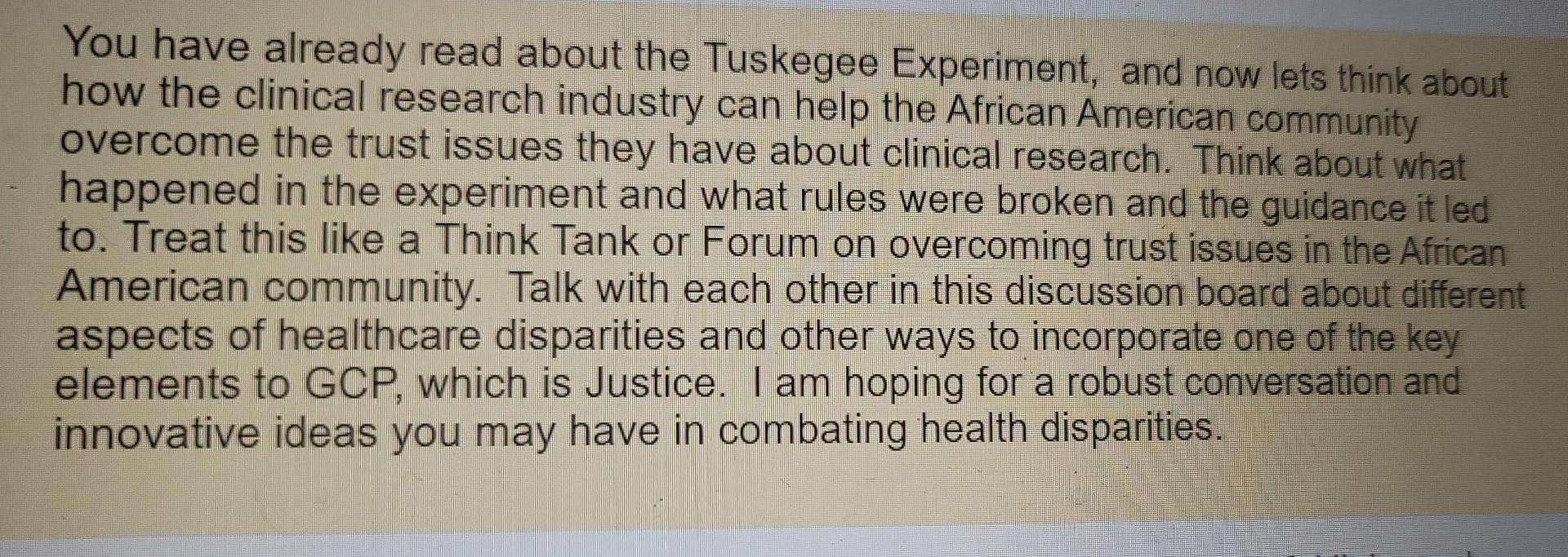 the tuskegee experiment involved quizlet