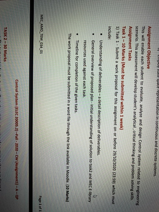 Solved solve task (1) write a proposal as what its explained | Chegg.com