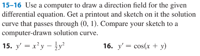Solved can you plz do 15 ﻿only 15-16 ﻿Use a computer to draw | Chegg.com