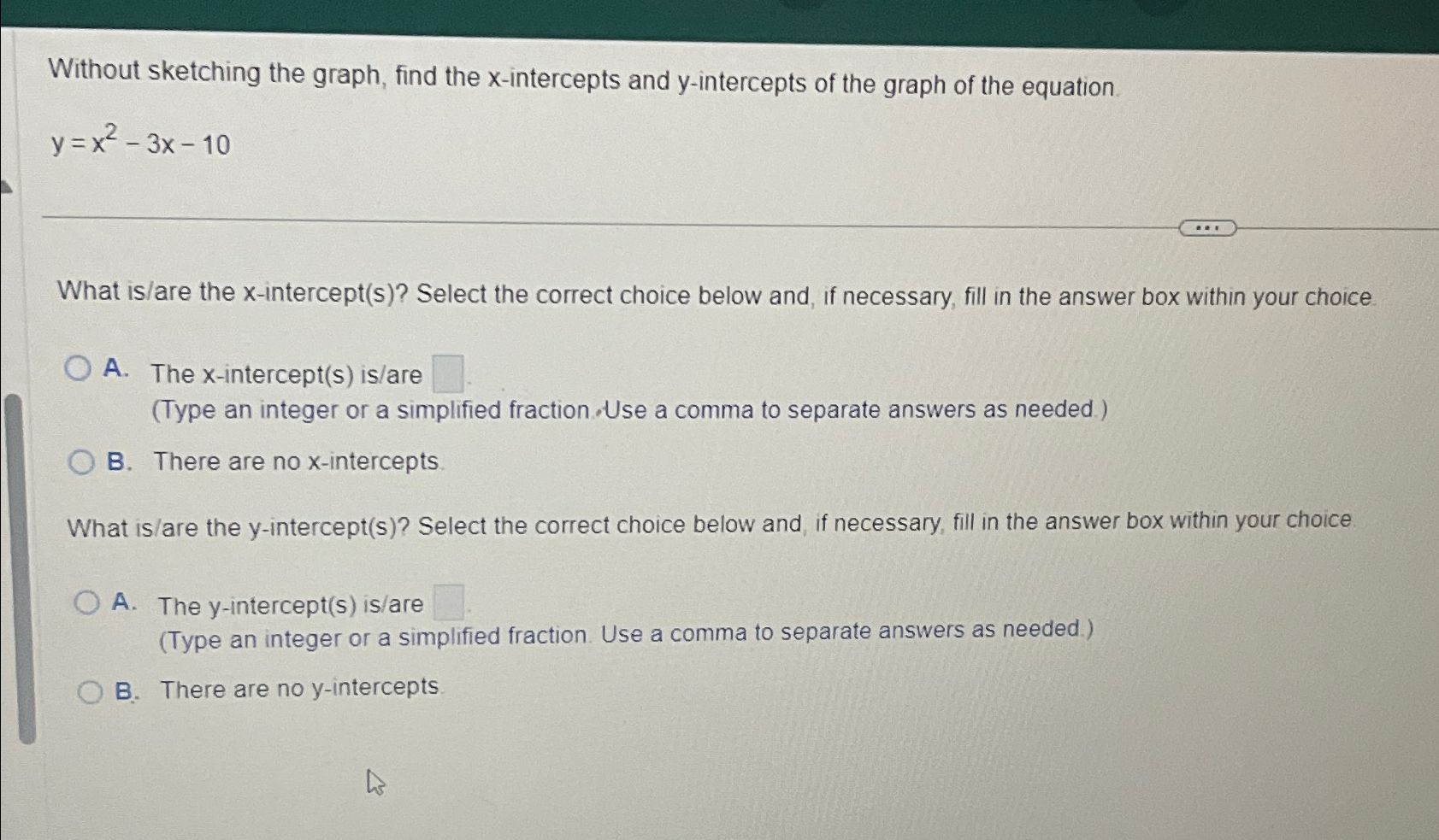 why are there no intercepts on the graph of y csc x