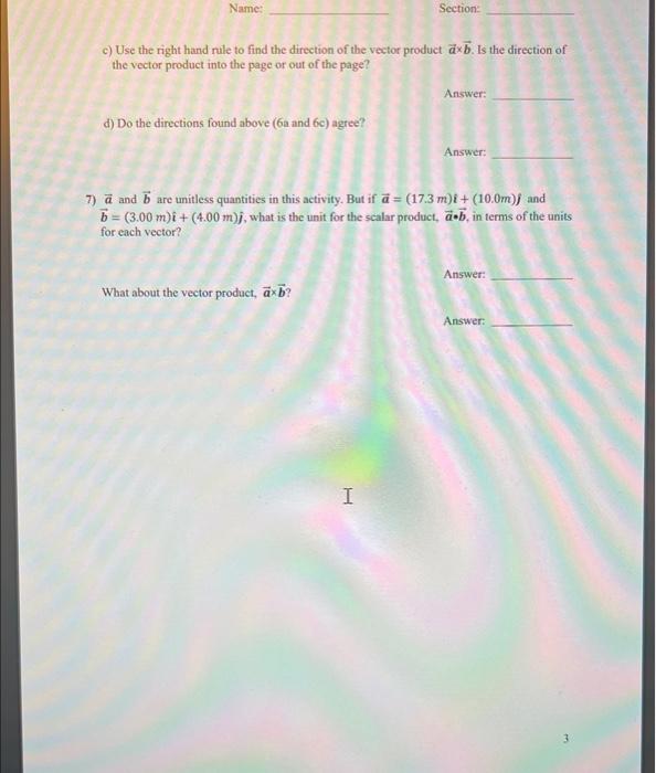 Solved Show your work for each of the questions below. Make | Chegg.com
