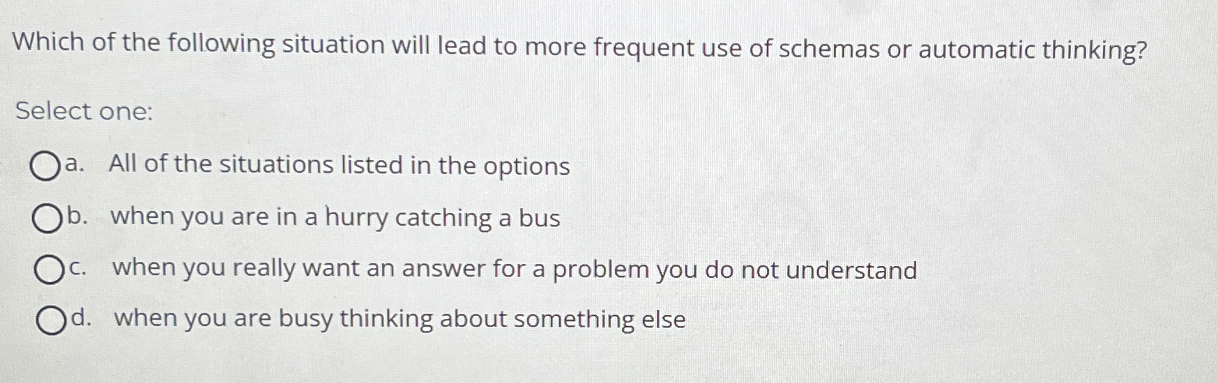 Solved Which of the following situation will lead to more | Chegg.com