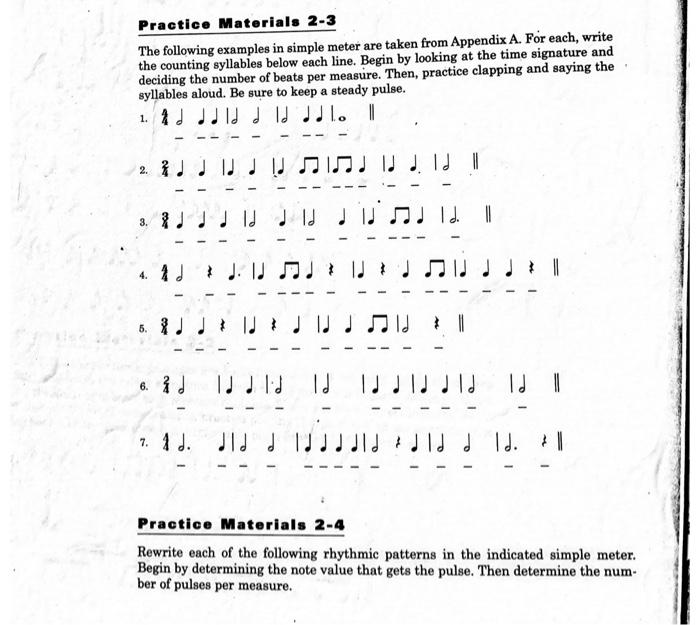 Solved Practice Materials 2-3 The following examples in | Chegg.com