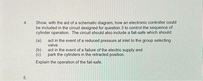 Solved 4. Show, with the aid of a schematic diagram, how an | Chegg.com