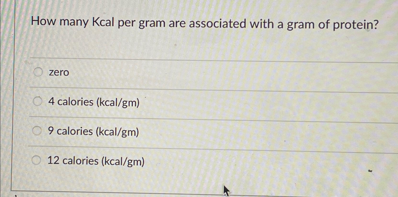 solved-how-many-kcal-per-gram-are-associated-with-a-gram-of-chegg