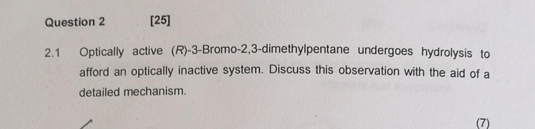 2 3 dibromobutane optically active