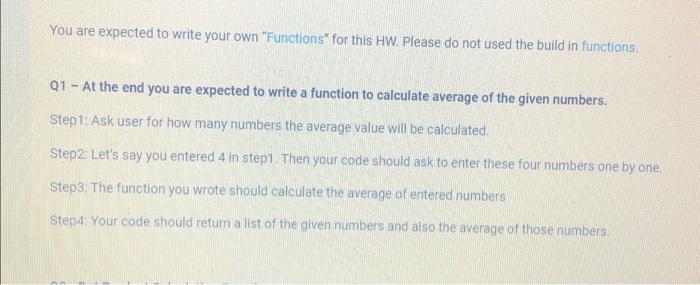 Solved You are expected to write your own "Functions for | Chegg.com