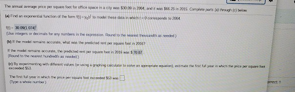 Solved how do I set up to solve part C, without a graphing | Chegg.com