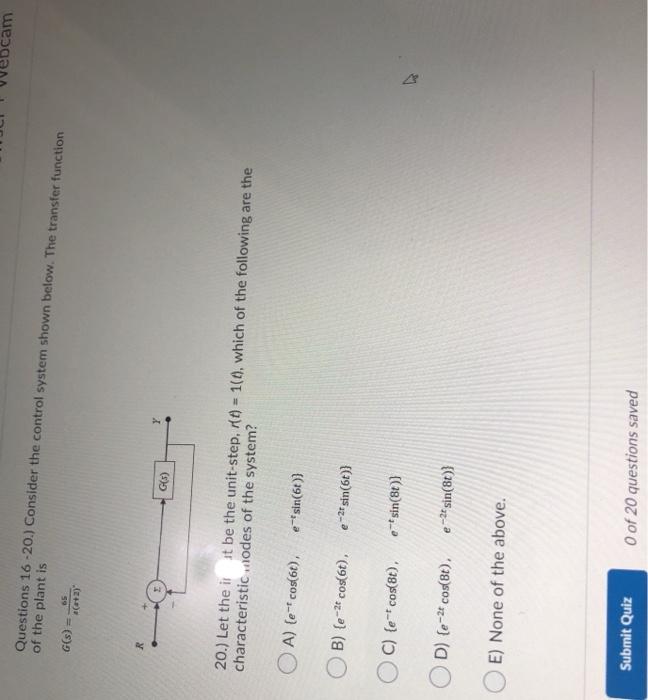 Solved Question 3 (1 point) 3.) Design the control system | Chegg.com