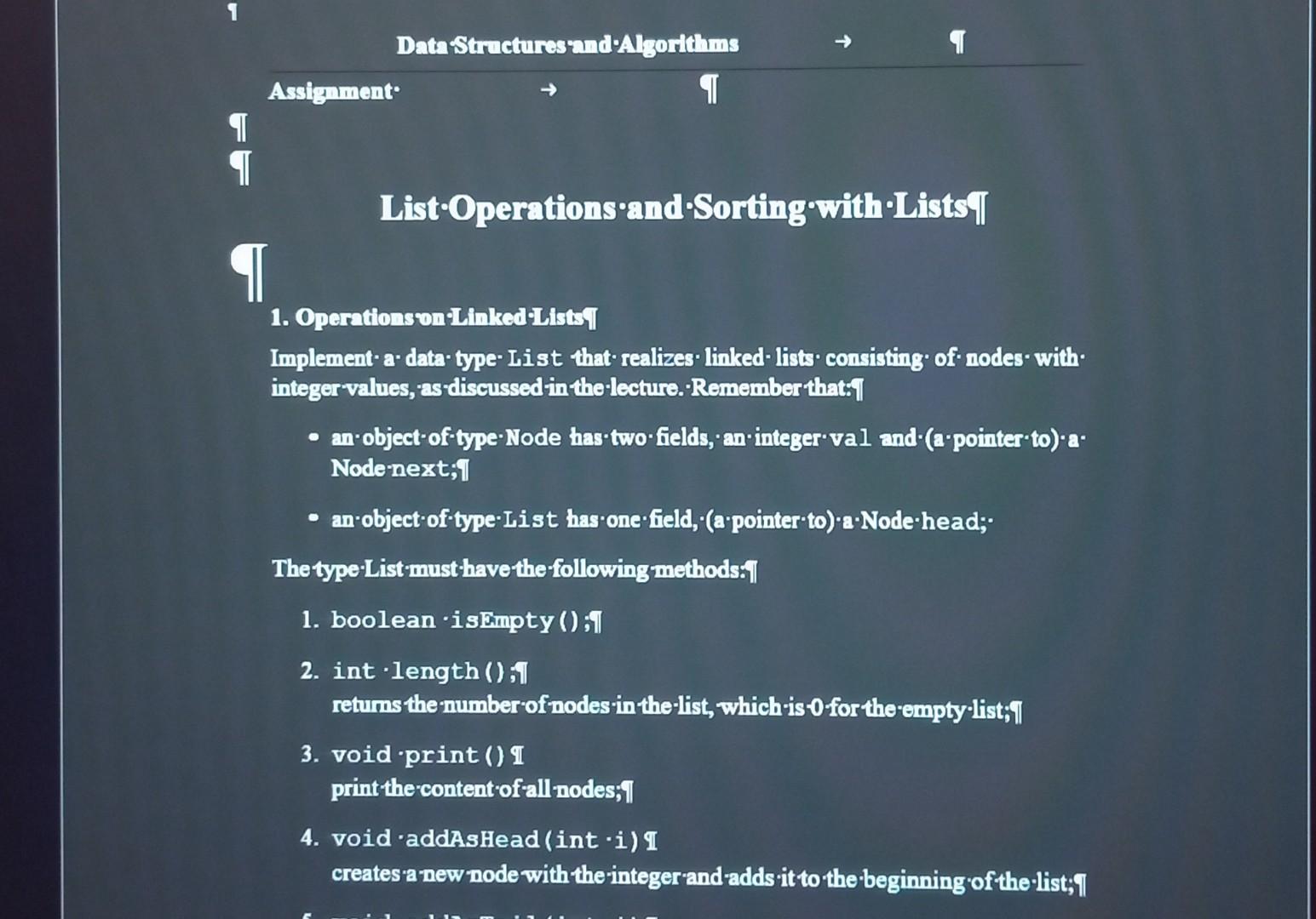 Solved Assignment* → List-Operations'and-Sorting'with-Lists | Chegg.com