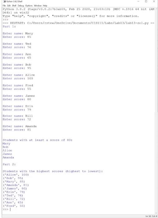 Solved Part 1Your Python program will do the | Chegg.com