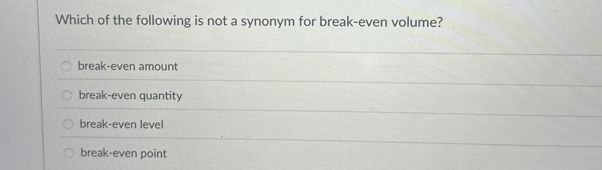 Solved Which of the following is not a synonym for