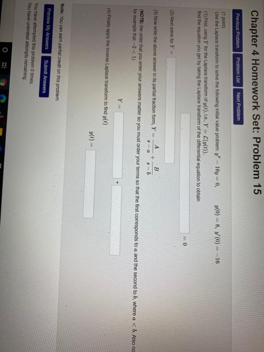 Solved Chapter 4 Homework Set: Problem 15 Previous Problem | Chegg.com