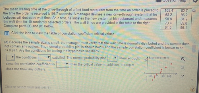 Solved please solve all problems. Box options for (a)1. | Chegg.com