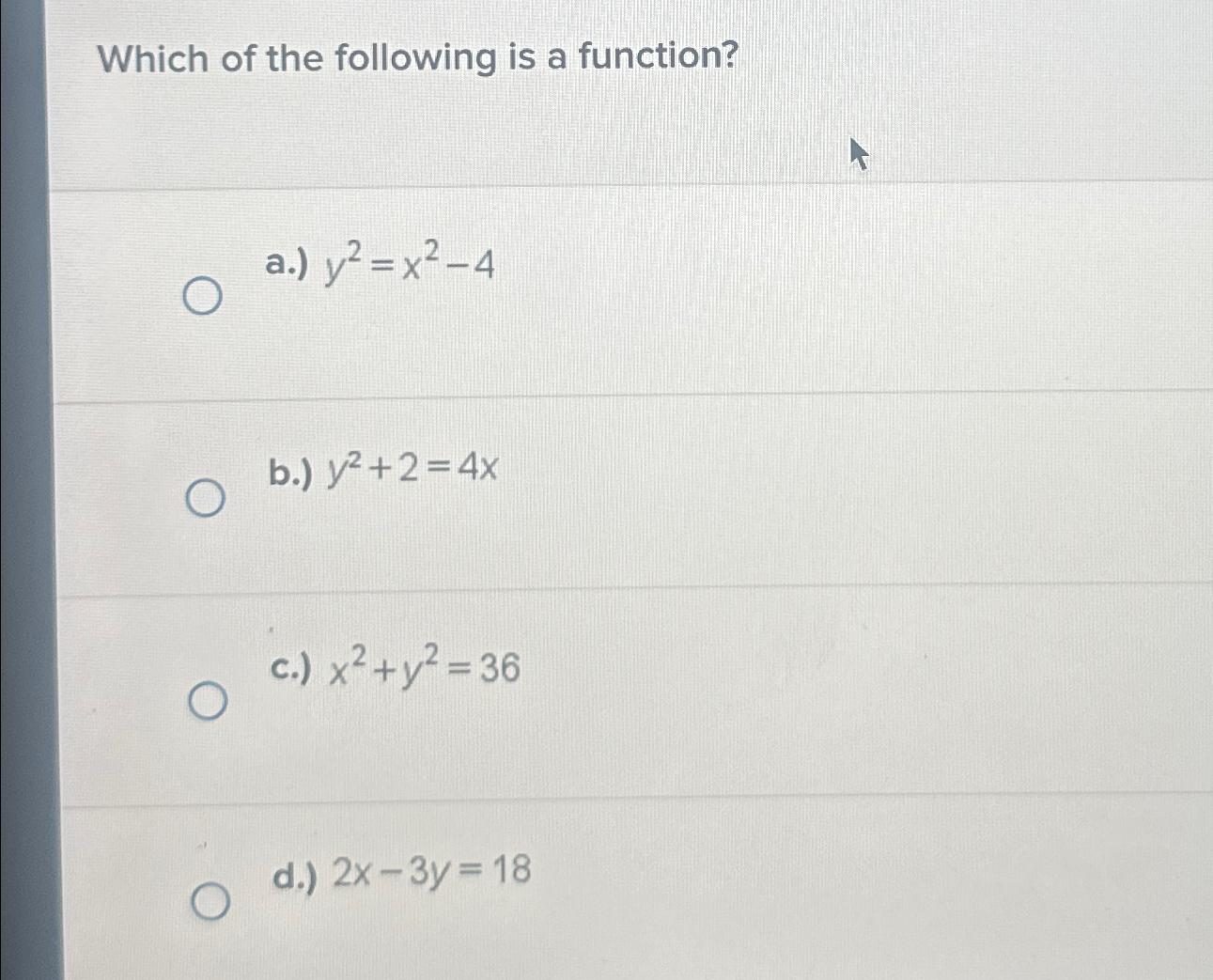 Solved Which of the following is a | Chegg.com