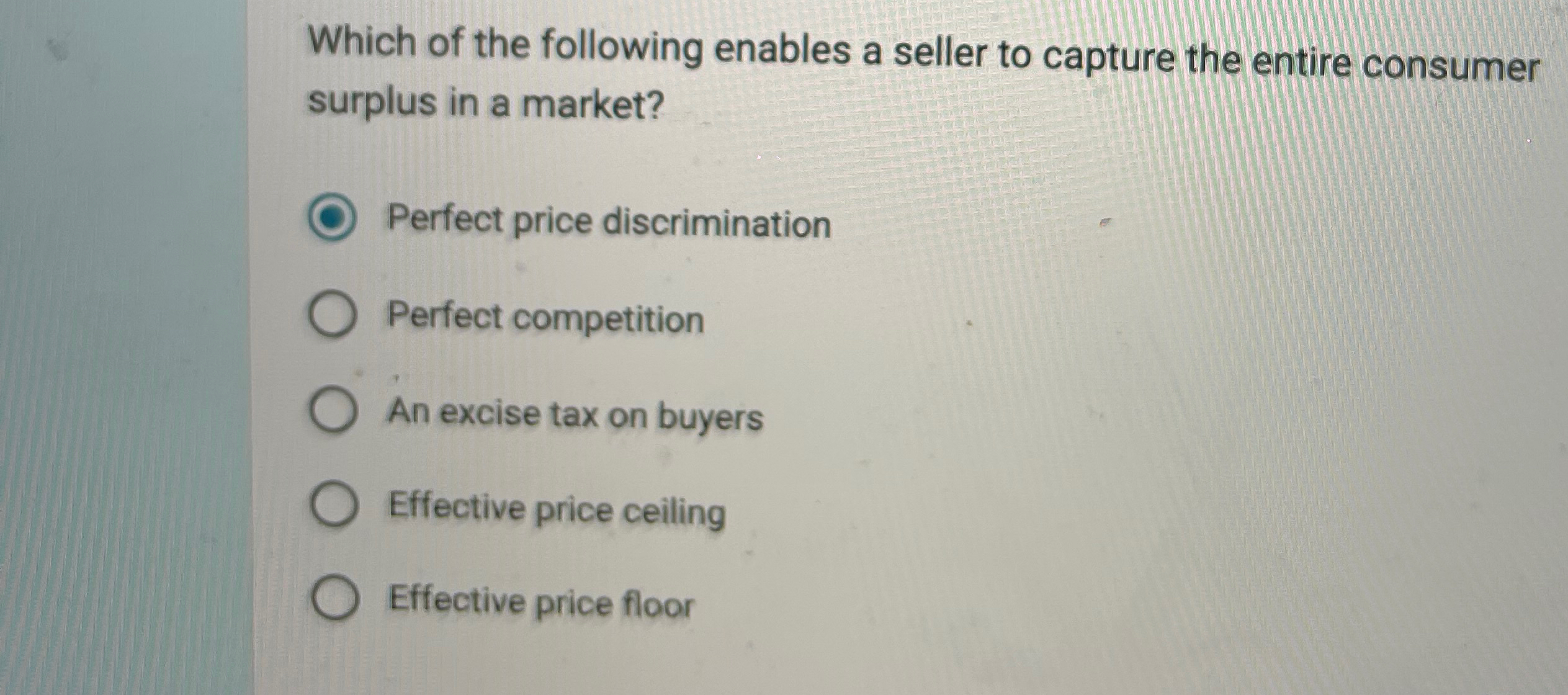 Solved Which of the following enables a seller to capture | Chegg.com