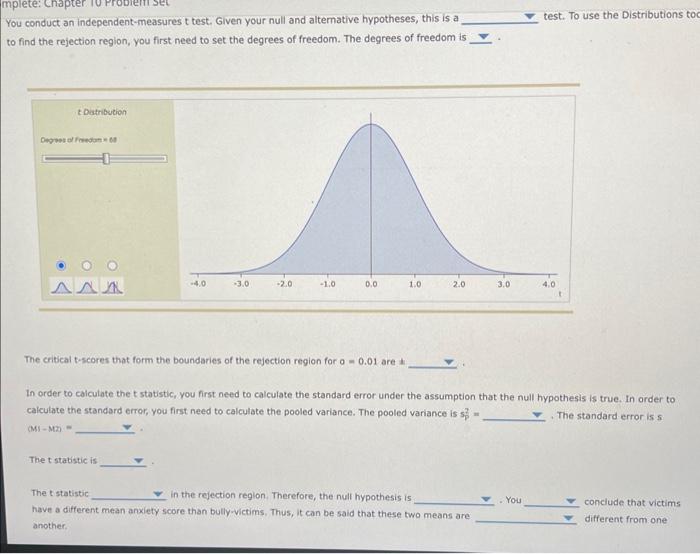 Solved 3. The T Test For Two Independent Samples - | Chegg.com