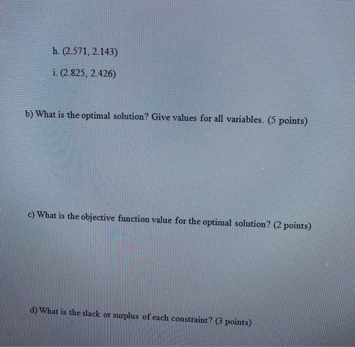 Solved i need to use EXCEL and SOLVER so please show me what | Chegg.com