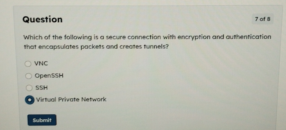 Solved Question7 ï Of 8which Of The Following Is A Secure Chegg Solved Question7 ï Of 8which Of The Following Is A Secure Chegg
