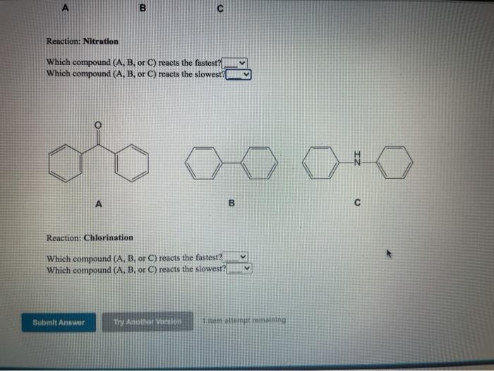 Solved In Both Series Below The Three Aromatic Compounds | Chegg.com