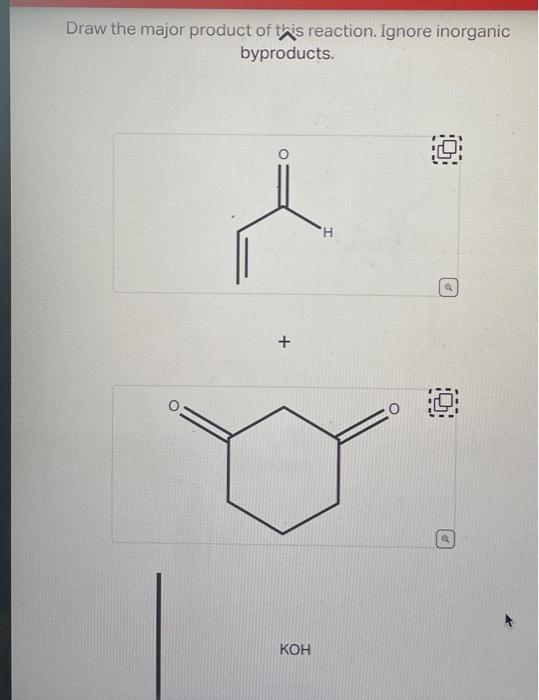 Draw the major product of this reaction. Ignore inorganic byproducts.