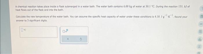 Solved A chemical reaction takes place inside a fiask | Chegg.com