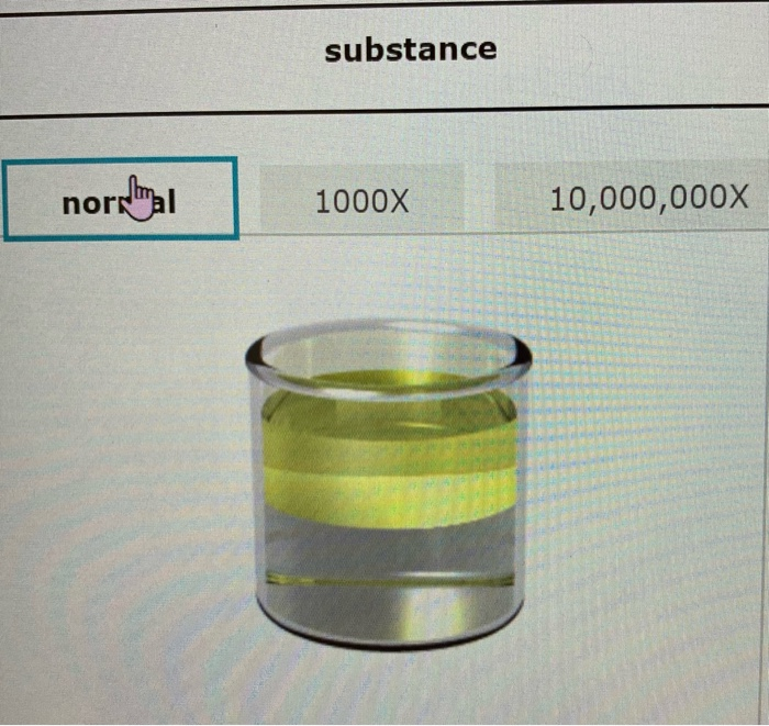 Substance Normal Problem Solved substance normal 1000x 10,000,000x substance normal | Chegg.com