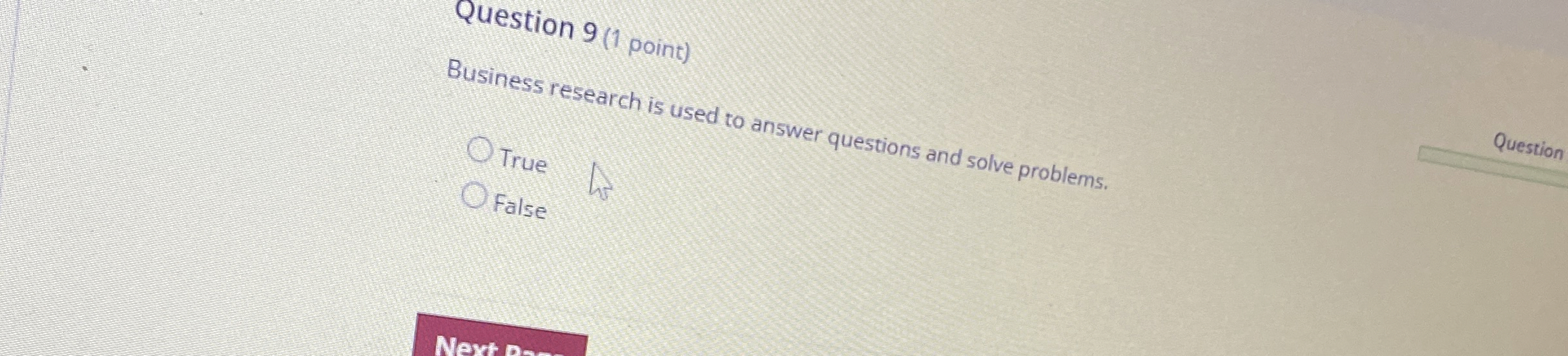 Solved Question 9 (1 ﻿point)Business research is used to | Chegg.com