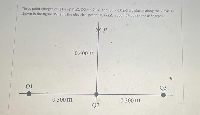 Solved What is the potential energy, in Joules, between two | Chegg.com