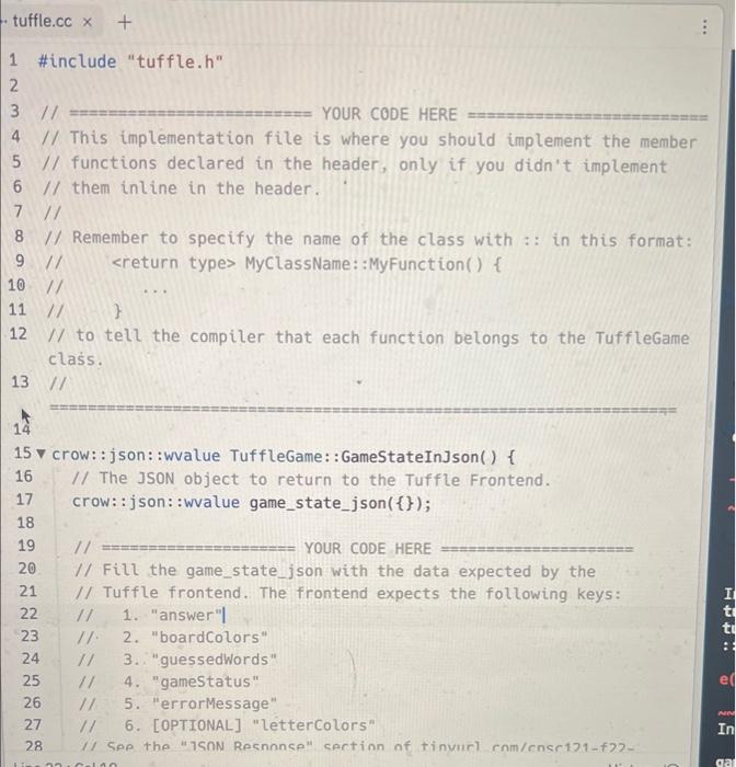 Solved tuffle.cc ×+ \#include 
