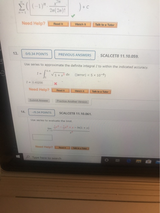 Solved 2n(2n)! n1 Need Help? Read It Watch It Talk to a | Chegg.com