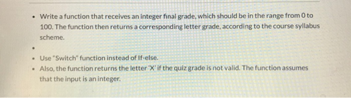 Solved Write a function that receives an integer final | Chegg.com
