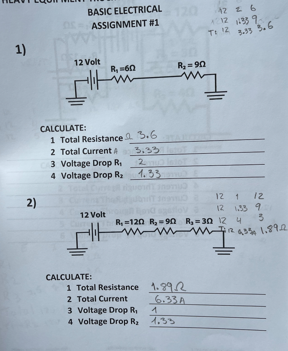 Solved BASIC ELECTRICAL ASSIGNMENT | Chegg.com