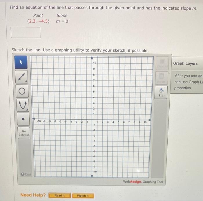 Solved Find an equation of the line that passes through the | Chegg.com