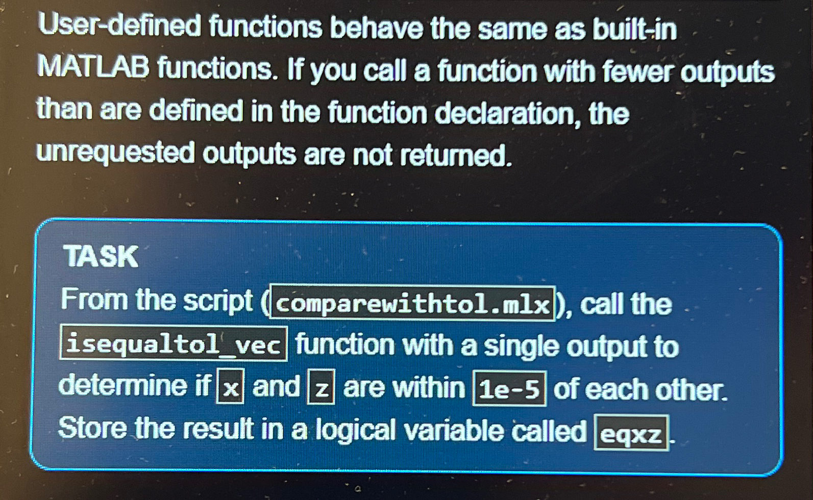 Solved User-defined functions behave the same as built-in | Chegg.com
