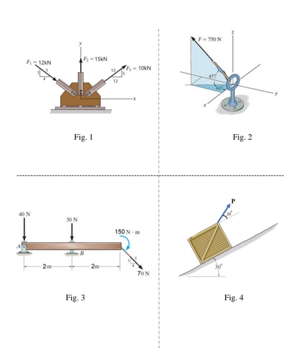 Solved Q1: Determine the magnitude of the resultant force | Chegg.com