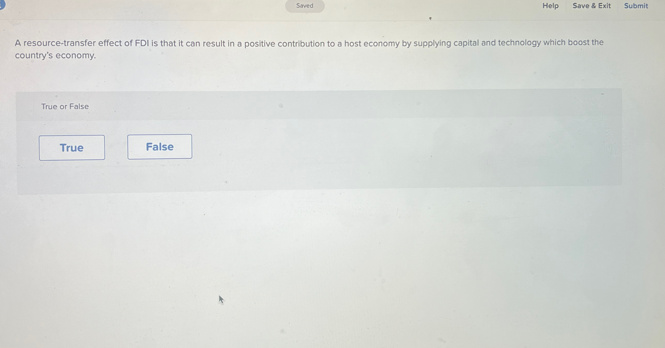 Solved HelpSave & ExitSubmitA resource-transfer effect of | Chegg.com