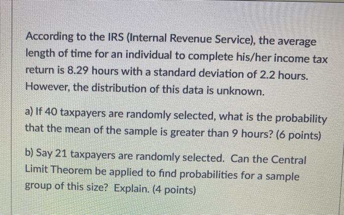 Solved According to the IRS (Internal Revenue Service), the | Chegg.com