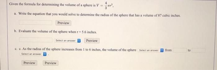 solved-given-the-formula-for-determining-the-volume-of-a-chegg