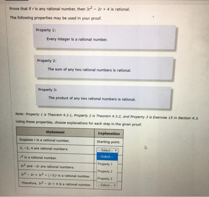 Solved Prove that if ris any rational number, then 32 - 2r + | Chegg.com