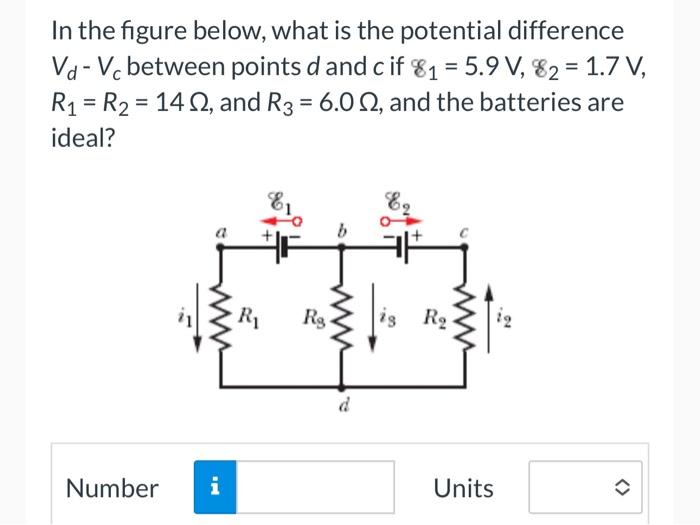 Solved In The Figure The Ideal Batteries Have Emfs &1=26 V | Chegg.com