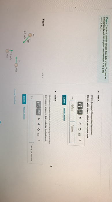 Solved (Figure 1) Shows A Collision Between Three Balls Of | Chegg.com