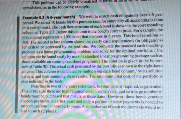Solved Cash Matching with Reinvestment Case Study (To | Chegg.com
