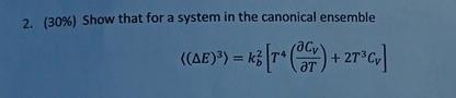 Solved Show that for a system in the canonical | Chegg.com