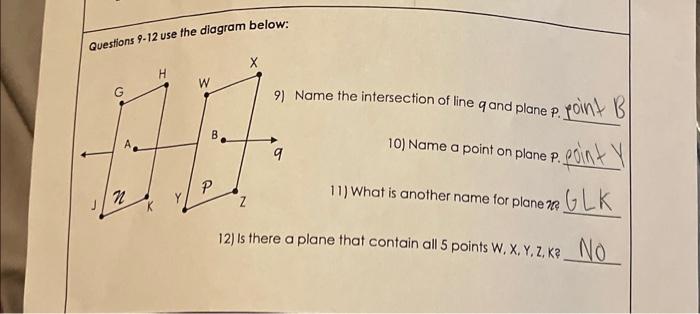 Solved Questions 9.12 use the diagram below: Name the | Chegg.com