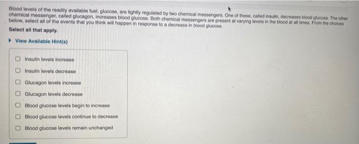 solved-blood-levels-of-the-readily-available-fuel-glucose-chegg