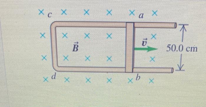 Solved The Conducting Rod Ab Shown In Figure Makes Chegg Com