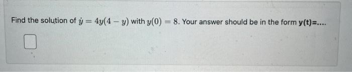 y 4x 8 answer